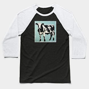 Retro vintage aesthetic cow Baseball T-Shirt